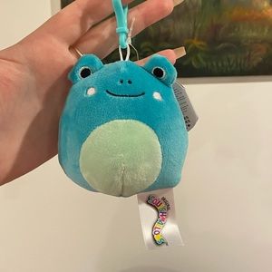 3.5” Clip On Ludwig the Blue Frog Squishmallow Brand New With Tags!